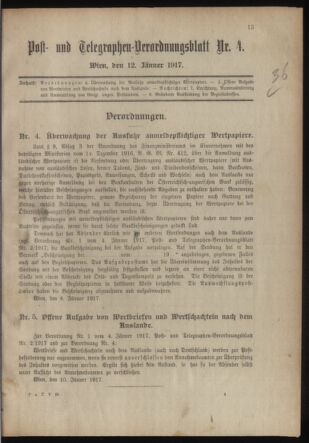 Post- und Telegraphen-Verordnungsblatt für das Verwaltungsgebiet des K.-K. Handelsministeriums