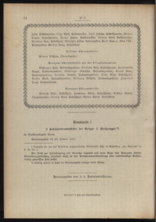 Post- und Telegraphen-Verordnungsblatt für das Verwaltungsgebiet des K.-K. Handelsministeriums 19170126 Seite: 4