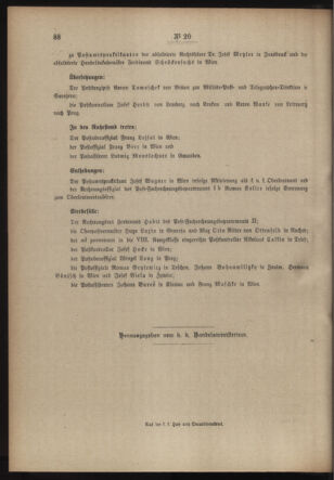 Post- und Telegraphen-Verordnungsblatt für das Verwaltungsgebiet des K.-K. Handelsministeriums 19170310 Seite: 4