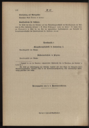 Post- und Telegraphen-Verordnungsblatt für das Verwaltungsgebiet des K.-K. Handelsministeriums 19170405 Seite: 4