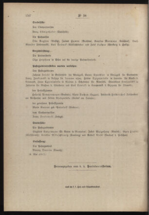 Post- und Telegraphen-Verordnungsblatt für das Verwaltungsgebiet des K.-K. Handelsministeriums 19170516 Seite: 4