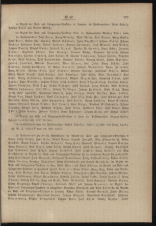 Post- und Telegraphen-Verordnungsblatt für das Verwaltungsgebiet des K.-K. Handelsministeriums 19170611 Seite: 5