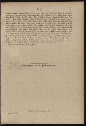 Post- und Telegraphen-Verordnungsblatt für das Verwaltungsgebiet des K.-K. Handelsministeriums 19170611 Seite: 9