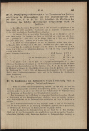 Post- und Telegraphen-Verordnungsblatt für das Verwaltungsgebiet des K.-K. Handelsministeriums 19170709 Seite: 3