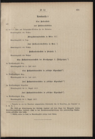 Post- und Telegraphen-Verordnungsblatt für das Verwaltungsgebiet des K.-K. Handelsministeriums 19170720 Seite: 3