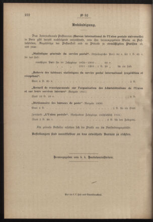 Post- und Telegraphen-Verordnungsblatt für das Verwaltungsgebiet des K.-K. Handelsministeriums 19170720 Seite: 4