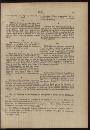 Post- und Telegraphen-Verordnungsblatt für das Verwaltungsgebiet des K.-K. Handelsministeriums 19170813 Seite: 3