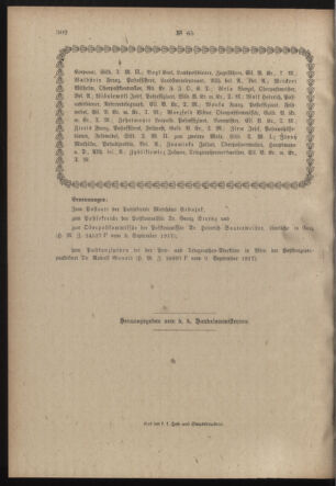 Post- und Telegraphen-Verordnungsblatt für das Verwaltungsgebiet des K.-K. Handelsministeriums 19170915 Seite: 6