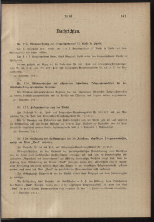 Post- und Telegraphen-Verordnungsblatt für das Verwaltungsgebiet des K.-K. Handelsministeriums 19171130 Seite: 3