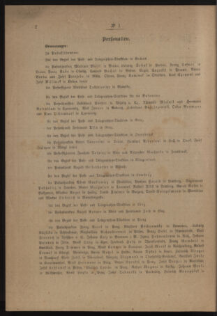 Post- und Telegraphen-Verordnungsblatt für das Verwaltungsgebiet des K.-K. Handelsministeriums 19180104 Seite: 2