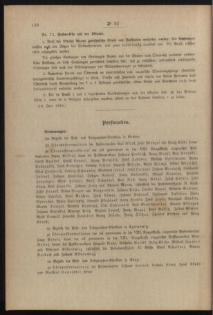 Post- und Telegraphen-Verordnungsblatt für das Verwaltungsgebiet des K.-K. Handelsministeriums 19180620 Seite: 2