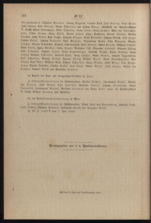 Post- und Telegraphen-Verordnungsblatt für das Verwaltungsgebiet des K.-K. Handelsministeriums 19180620 Seite: 4