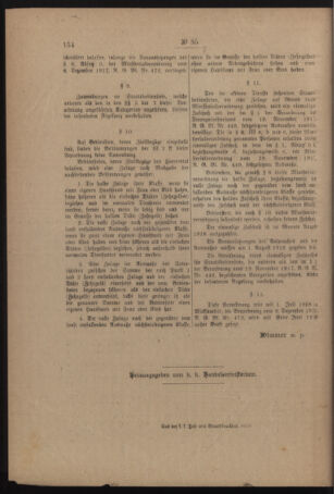 Post- und Telegraphen-Verordnungsblatt für das Verwaltungsgebiet des K.-K. Handelsministeriums 19180627 Seite: 4