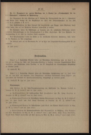 Post- und Telegraphen-Verordnungsblatt für das Verwaltungsgebiet des K.-K. Handelsministeriums 19180712 Seite: 3