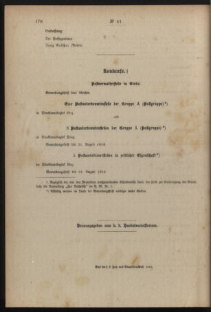 Post- und Telegraphen-Verordnungsblatt für das Verwaltungsgebiet des K.-K. Handelsministeriums 19180726 Seite: 4