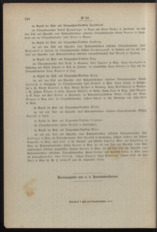 Post- und Telegraphen-Verordnungsblatt für das Verwaltungsgebiet des K.-K. Handelsministeriums 19181007 Seite: 8