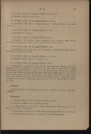 Post- und Telegraphen-Verordnungsblatt für das Verwaltungsgebiet des K.-K. Handelsministeriums 19181121 Seite: 3