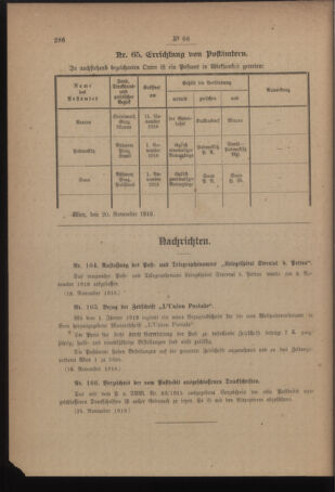 Post- und Telegraphen-Verordnungsblatt für das Verwaltungsgebiet des K.-K. Handelsministeriums 19181203 Seite: 2