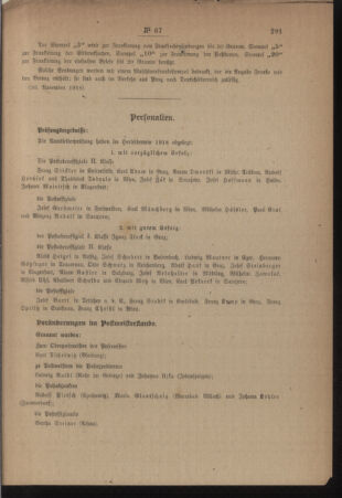 Post- und Telegraphen-Verordnungsblatt für das Verwaltungsgebiet des K.-K. Handelsministeriums 19181207 Seite: 3