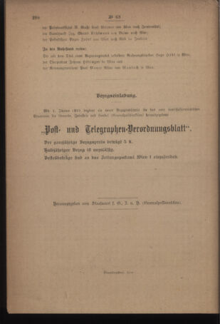 Post- und Telegraphen-Verordnungsblatt für das Verwaltungsgebiet des K.-K. Handelsministeriums 19181214 Seite: 4