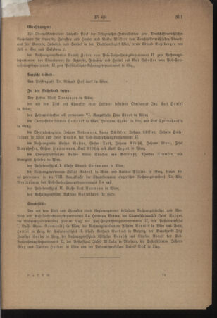 Post- und Telegraphen-Verordnungsblatt für das Verwaltungsgebiet des K.-K. Handelsministeriums 19181231 Seite: 3