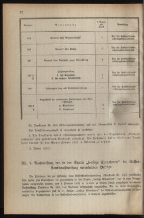 Post- und Telegraphen-Verordnungsblatt für das Verwaltungsgebiet des K.-K. Handelsministeriums 19220112 Seite: 18