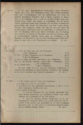 Post- und Telegraphen-Verordnungsblatt für das Verwaltungsgebiet des K.-K. Handelsministeriums 19220127 Seite: 15