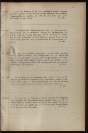 Post- und Telegraphen-Verordnungsblatt für das Verwaltungsgebiet des K.-K. Handelsministeriums 19220127 Seite: 17