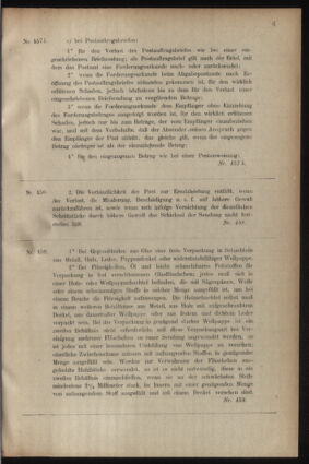 Post- und Telegraphen-Verordnungsblatt für das Verwaltungsgebiet des K.-K. Handelsministeriums 19220127 Seite: 19