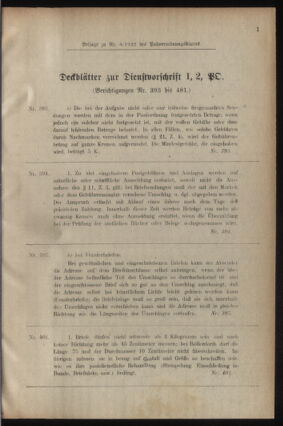 Post- und Telegraphen-Verordnungsblatt für das Verwaltungsgebiet des K.-K. Handelsministeriums 19220127 Seite: 9