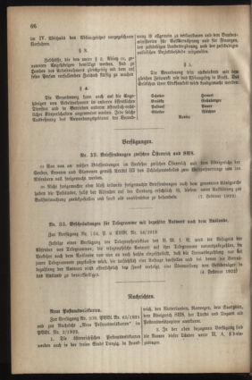 Post- und Telegraphen-Verordnungsblatt für das Verwaltungsgebiet des K.-K. Handelsministeriums 19220213 Seite: 2