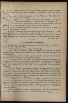 Post- und Telegraphen-Verordnungsblatt für das Verwaltungsgebiet des K.-K. Handelsministeriums 19220221 Seite: 3