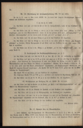 Post- und Telegraphen-Verordnungsblatt für das Verwaltungsgebiet des K.-K. Handelsministeriums 19220221 Seite: 4