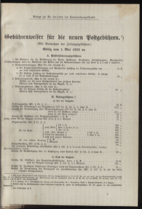 Post- und Telegraphen-Verordnungsblatt für das Verwaltungsgebiet des K.-K. Handelsministeriums 19220414 Seite: 13