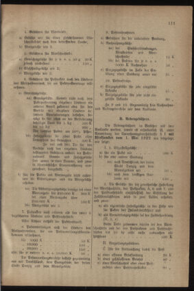 Post- und Telegraphen-Verordnungsblatt für das Verwaltungsgebiet des K.-K. Handelsministeriums 19220414 Seite: 9