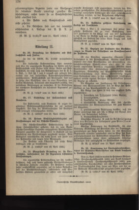 Post- und Telegraphen-Verordnungsblatt für das Verwaltungsgebiet des K.-K. Handelsministeriums 19220426 Seite: 2