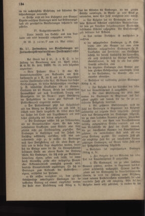 Post- und Telegraphen-Verordnungsblatt für das Verwaltungsgebiet des K.-K. Handelsministeriums 19220515 Seite: 2