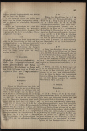 Post- und Telegraphen-Verordnungsblatt für das Verwaltungsgebiet des K.-K. Handelsministeriums 19220522 Seite: 11