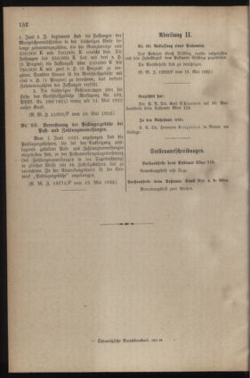 Post- und Telegraphen-Verordnungsblatt für das Verwaltungsgebiet des K.-K. Handelsministeriums 19220523 Seite: 2