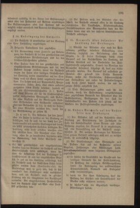 Post- und Telegraphen-Verordnungsblatt für das Verwaltungsgebiet des K.-K. Handelsministeriums 19220718 Seite: 11