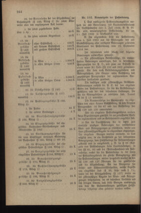 Post- und Telegraphen-Verordnungsblatt für das Verwaltungsgebiet des K.-K. Handelsministeriums 19220718 Seite: 64