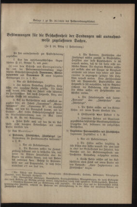 Post- und Telegraphen-Verordnungsblatt für das Verwaltungsgebiet des K.-K. Handelsministeriums 19220718 Seite: 67