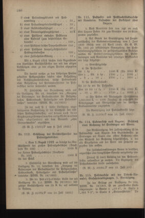 Post- und Telegraphen-Verordnungsblatt für das Verwaltungsgebiet des K.-K. Handelsministeriums 19220722 Seite: 4