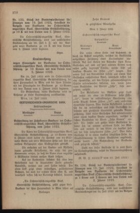 Post- und Telegraphen-Verordnungsblatt für das Verwaltungsgebiet des K.-K. Handelsministeriums 19220809 Seite: 6