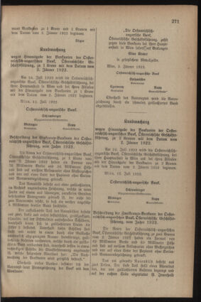 Post- und Telegraphen-Verordnungsblatt für das Verwaltungsgebiet des K.-K. Handelsministeriums 19220809 Seite: 7