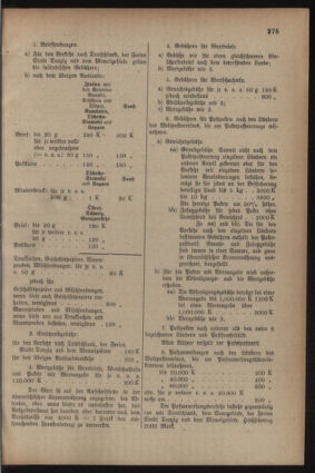 Post- und Telegraphen-Verordnungsblatt für das Verwaltungsgebiet des K.-K. Handelsministeriums 19220810 Seite: 3