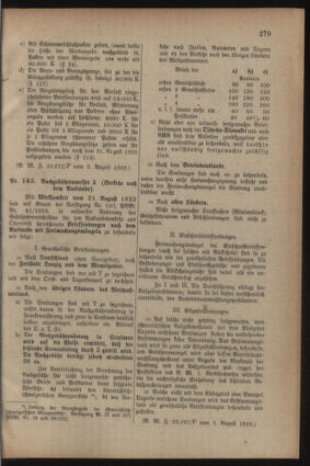 Post- und Telegraphen-Verordnungsblatt für das Verwaltungsgebiet des K.-K. Handelsministeriums 19220810 Seite: 7