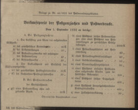 Post- und Telegraphen-Verordnungsblatt für das Verwaltungsgebiet des K.-K. Handelsministeriums 19220825 Seite: 7