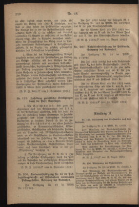 Post- und Telegraphen-Verordnungsblatt für das Verwaltungsgebiet des K.-K. Handelsministeriums 19220914 Seite: 10