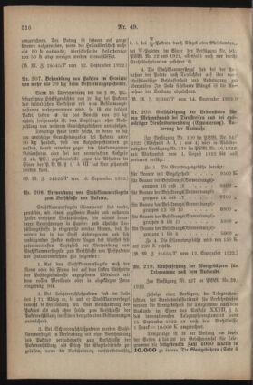 Post- und Telegraphen-Verordnungsblatt für das Verwaltungsgebiet des K.-K. Handelsministeriums 19220922 Seite: 4